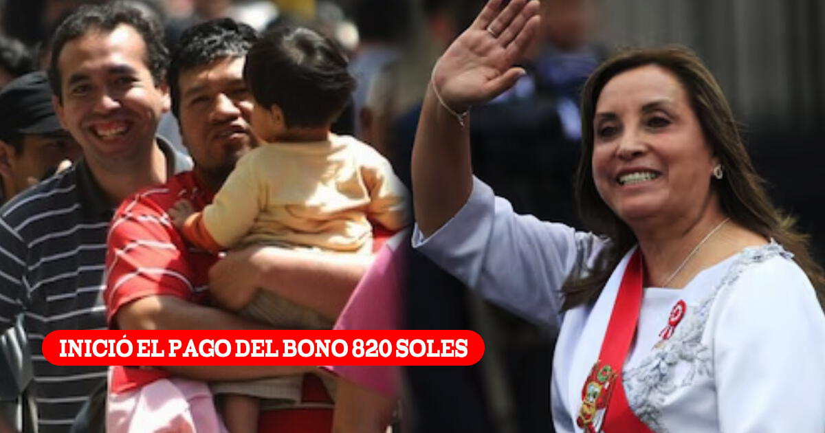 Buena noticia para los peruanos: se están entregando el BONO 820 soles en septiembre 2024