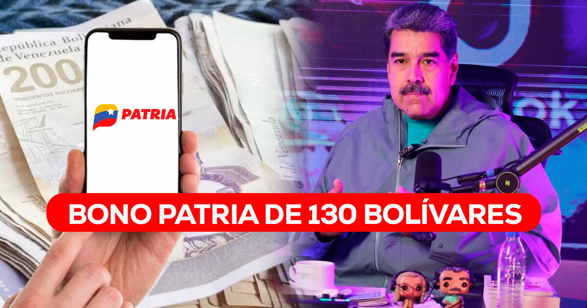 Nuevo Bono Patria de 130 bolívares en septiembre: beneficiarios, cómo cobrar y últimas noticias