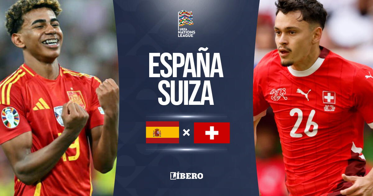 España vs Suiza EN VIVO por UEFA Nations League: cuándo juega, hora, pronóstico y dónde ver