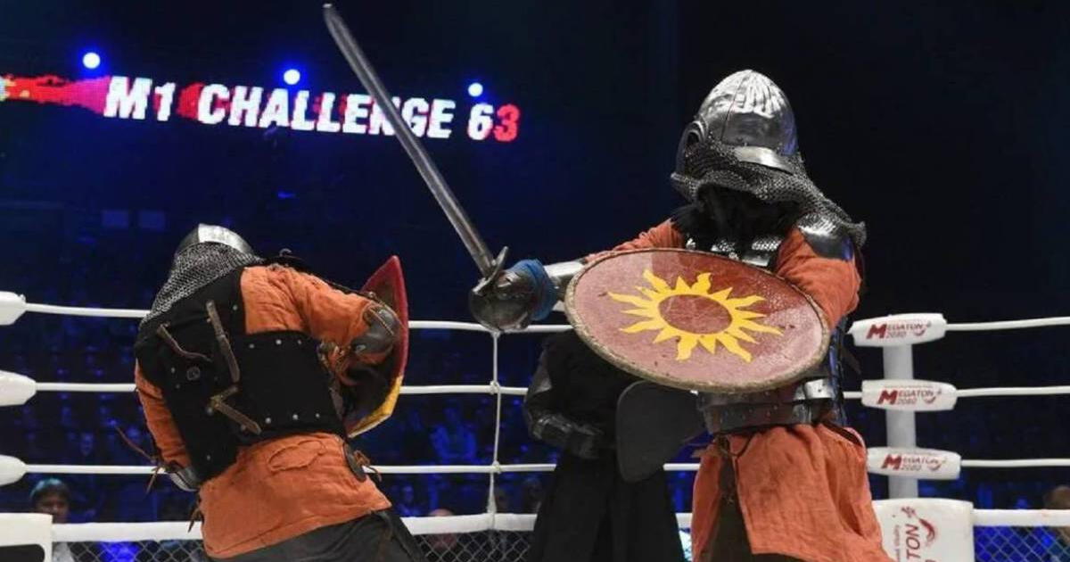 Con espadas y escudos: Así de impactantes son los combates de MMA estilo medieval