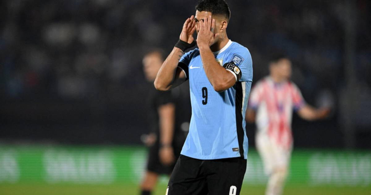 En la despedida de Luis Suárez: Uruguay igualó 0-0 con Paraguay por las Eliminatorias 2026