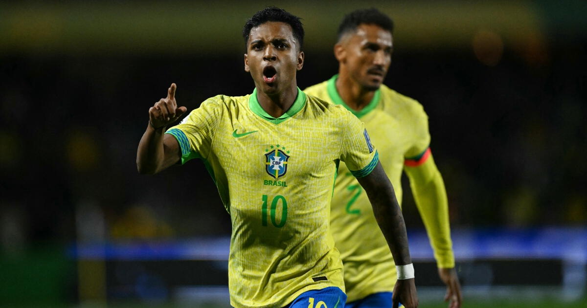 ¡Con golazo de Rodrygo! Brasil venció 1-0 a Ecuador en Curitiba por Eliminatorias 2026