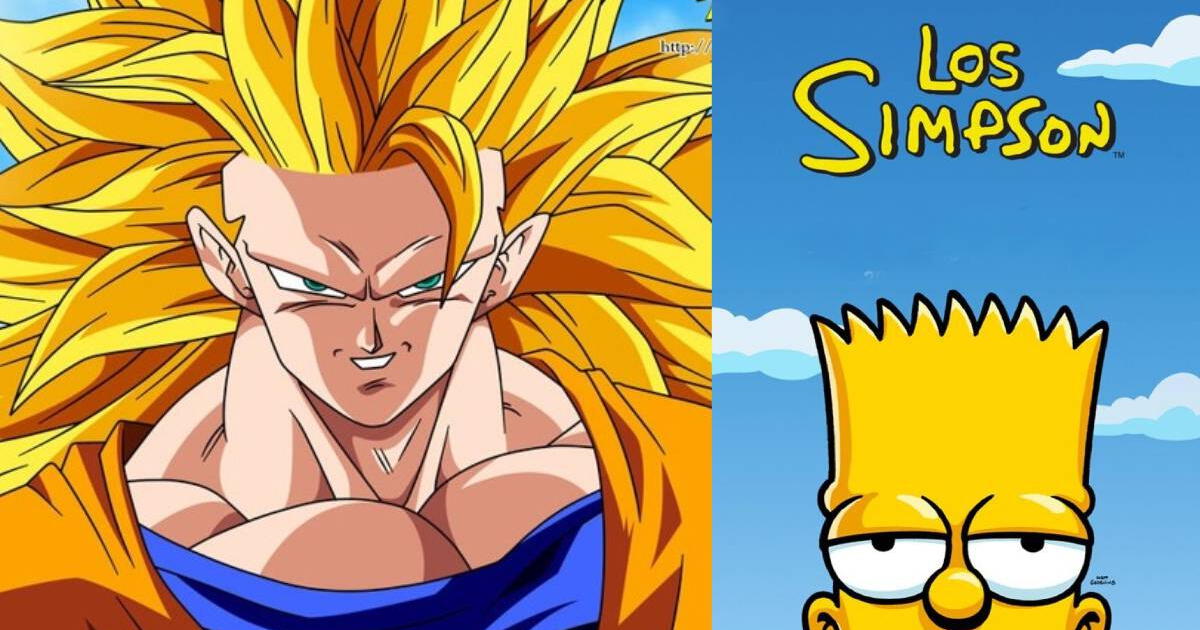 ¿Cómo se vería Goku si fuera un personaje de Los Simpson? IA sorprende con inusual imagen