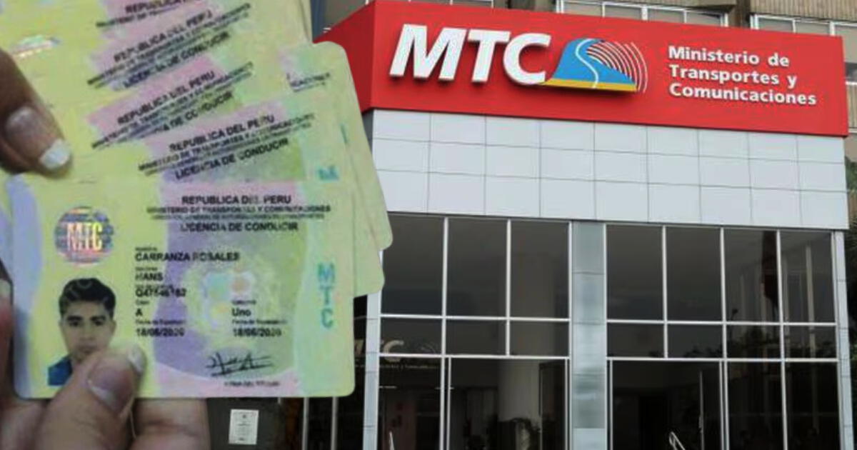 MTC 2024: Nuevos requisitos para la revalidación de licencias de conducir