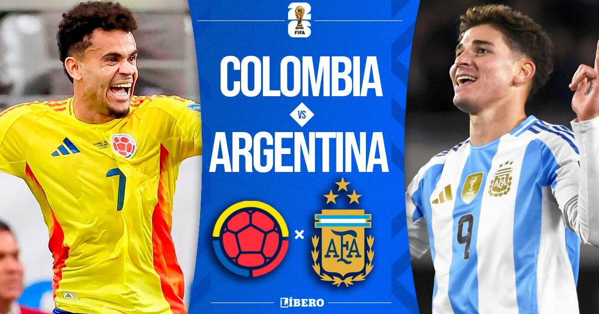 Colombia vs. Argentina EN VIVO por Eliminatorias 2026: cuándo juega, horario, canal y pronóstico