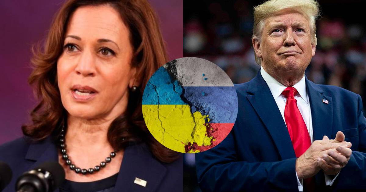 Trump arremete contra Harris y Biden: los acusa de permitir la guerra entre RUSIA y UCRANIA