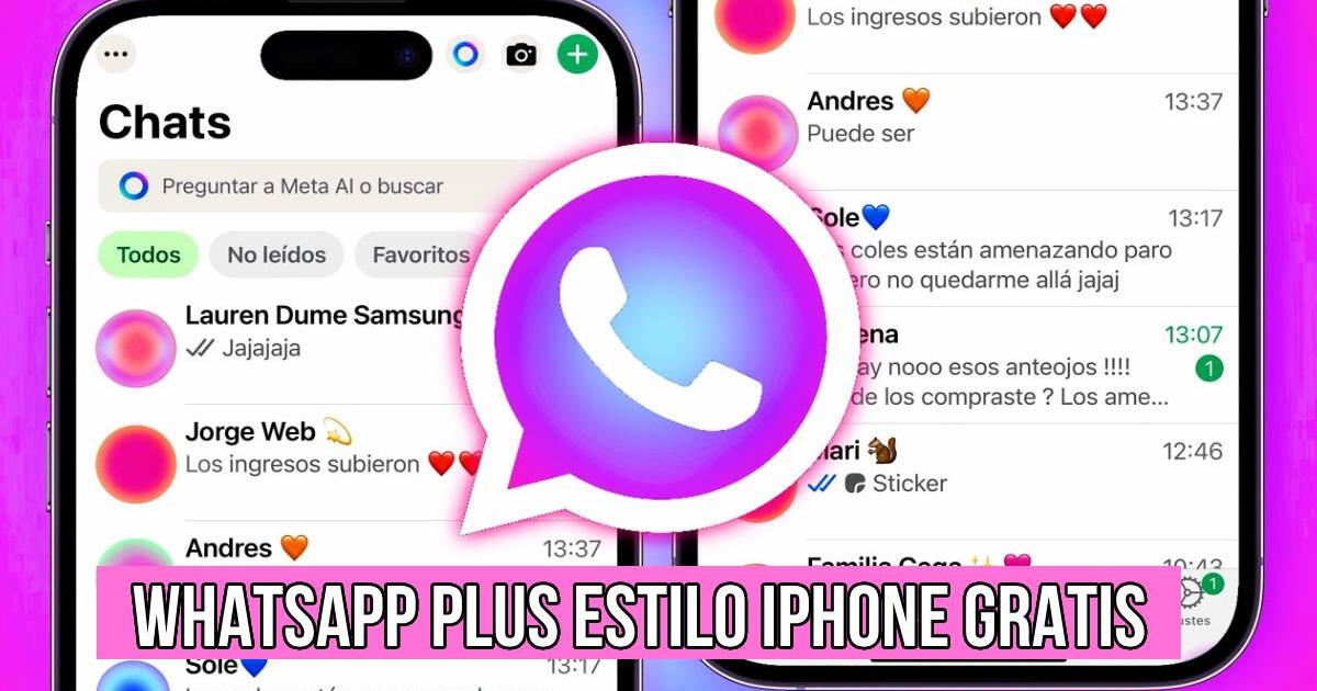 Te enseñamos cómo descargar y activar WhatsApp Plus estilo iPhone para Android 100% GRATIS