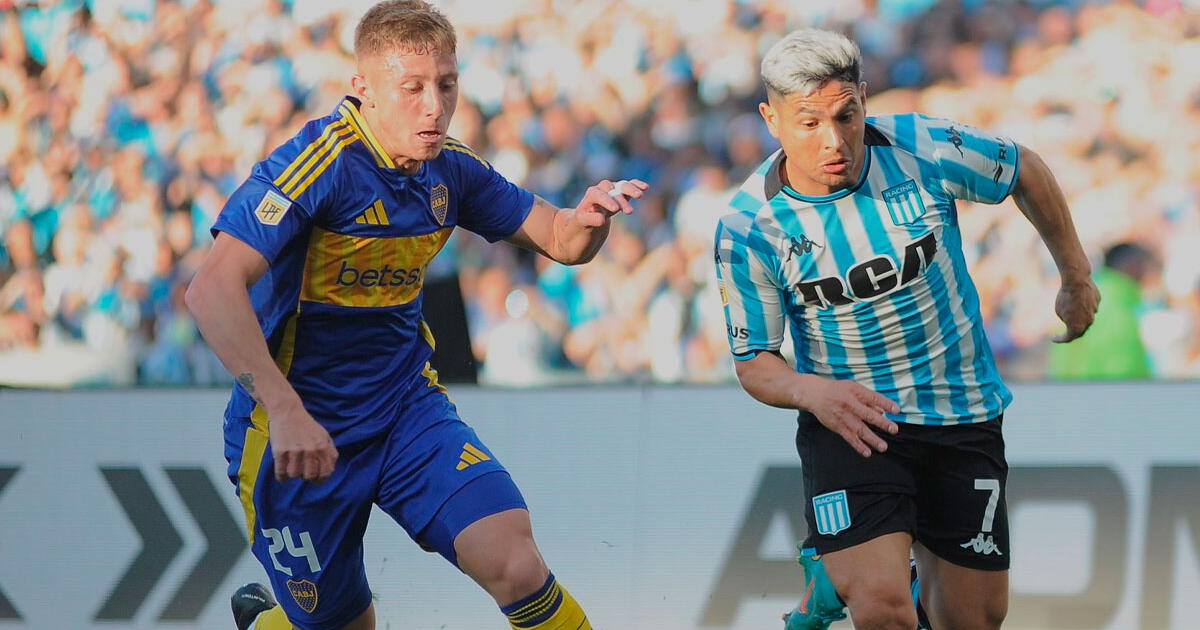 Boca Juniors perdió 2-1 contra Racing a una semana del Superclásico del fútbol argentino