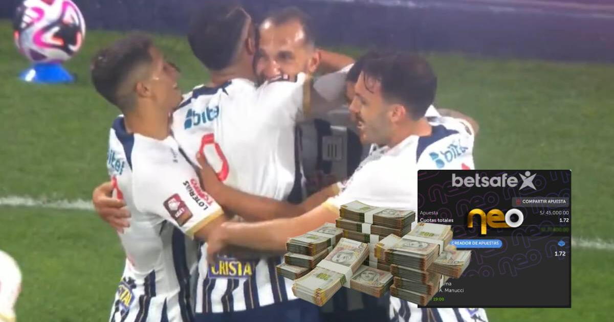 Apostó S/ 45 MIL en el Alianza vs. Mannucci y solo tuvo que esperar 23 minutos para llevarse MEGA PREMIO