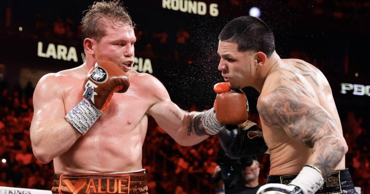 Canelo Álvarez venció a Berlanga y defendió sus títulos supermedianos en Las Vegas