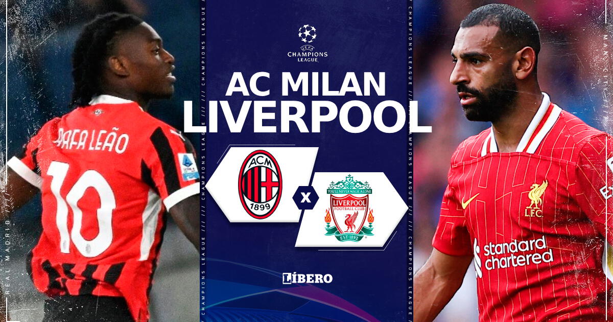 Milan vs. Liverpool EN VIVO por Disney Plus: fecha, hora y dónde ver Champions League 2024-25