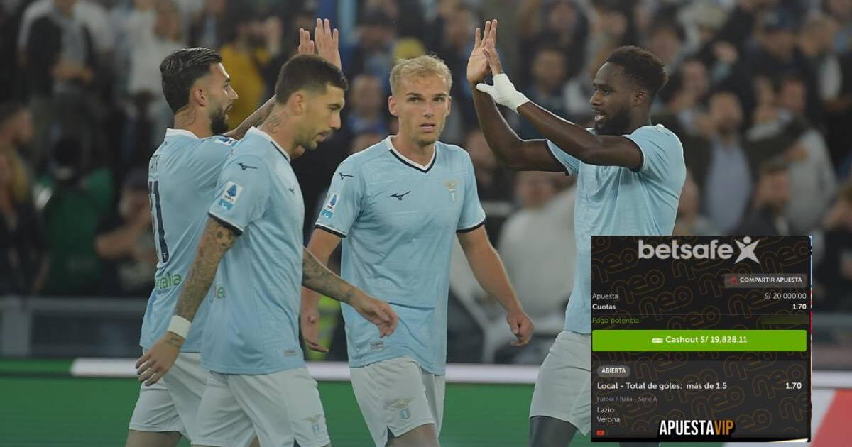 Apuesta S/ 20 MIL a Lazio vs. Verona y un detalle le hizo ganar GRAN SUMA de dinero en minutos