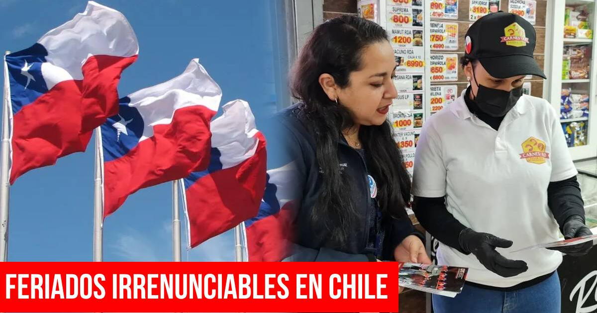 Atención, Chile: ¿Quiénes pueden trabajan en los feriados irrenunciables por Fiestas Patrias 2024?