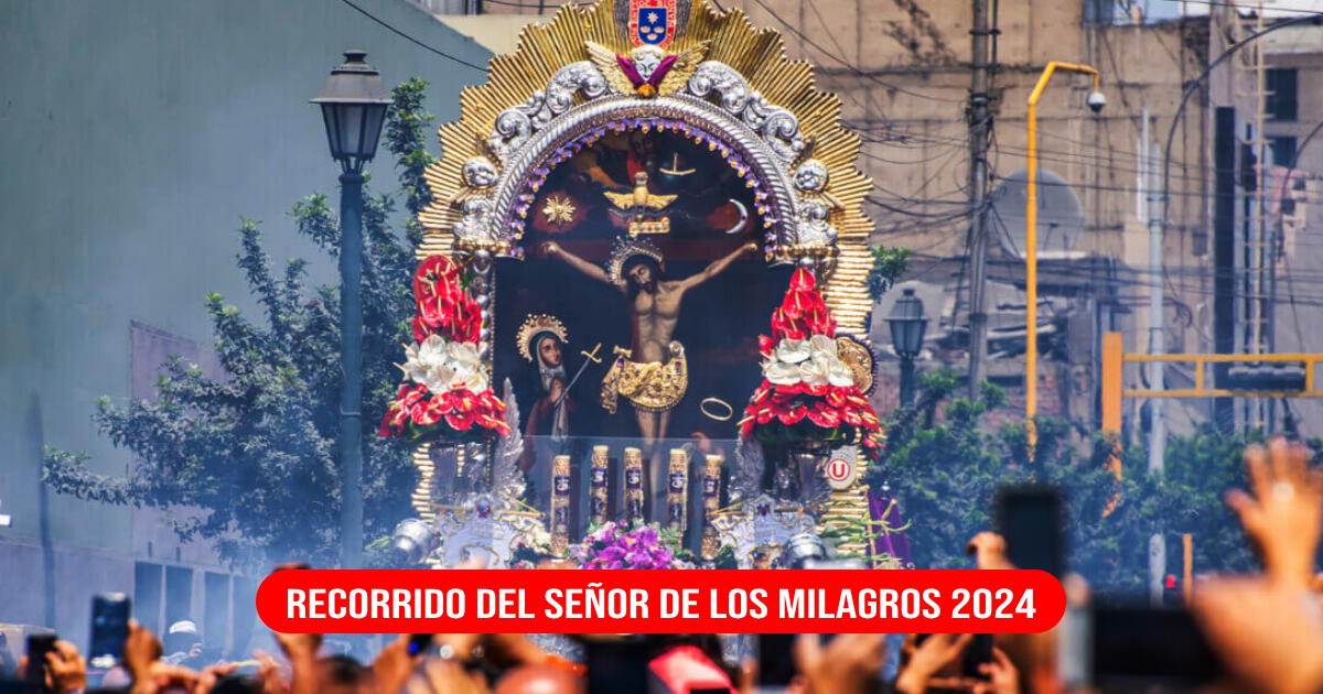 Recorrido del Señor de los Milagros 2024: Fechas confirmadas y hora de las procesiones