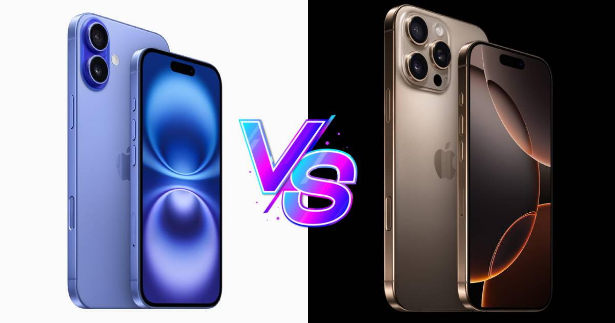 IPhone 16 vs. iPhone 16 Pro Max: ¿Qué tan diferentes son estos teléfonos y cuál me conviene comprar?