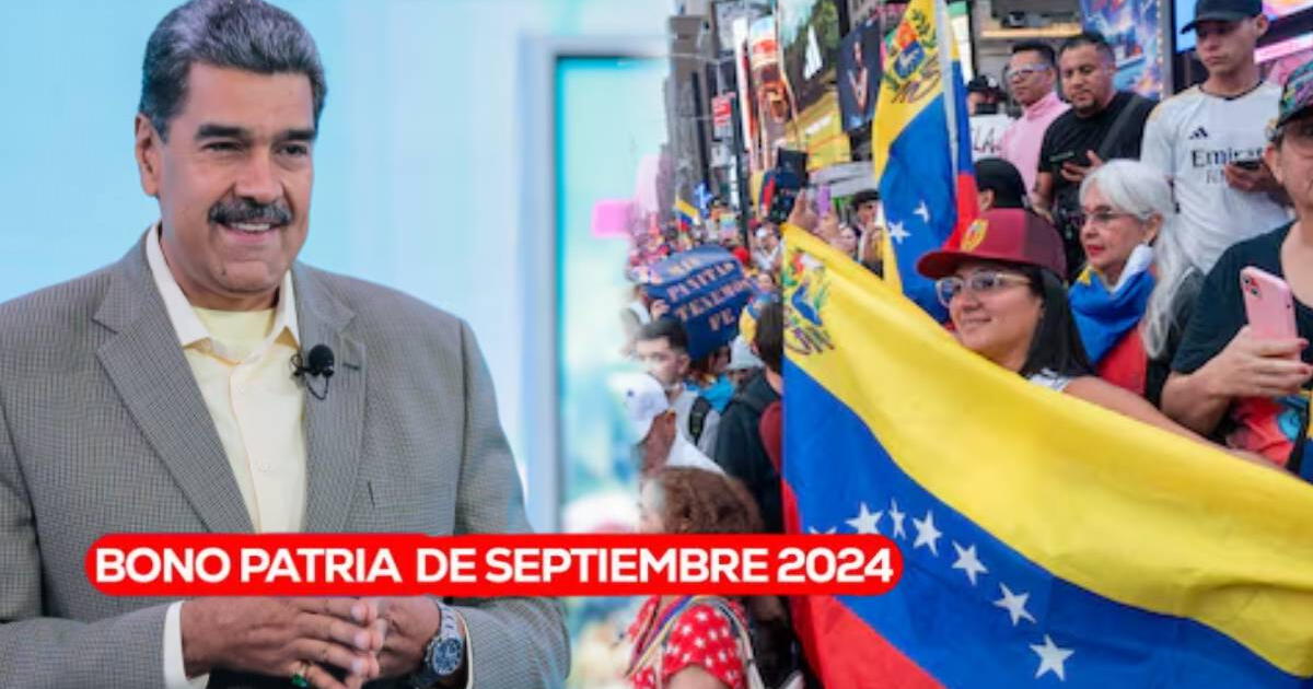 BUENAS NOTICIAS para usuarios de Patria: este MEGA BONO se activa en la última semana de septiembre