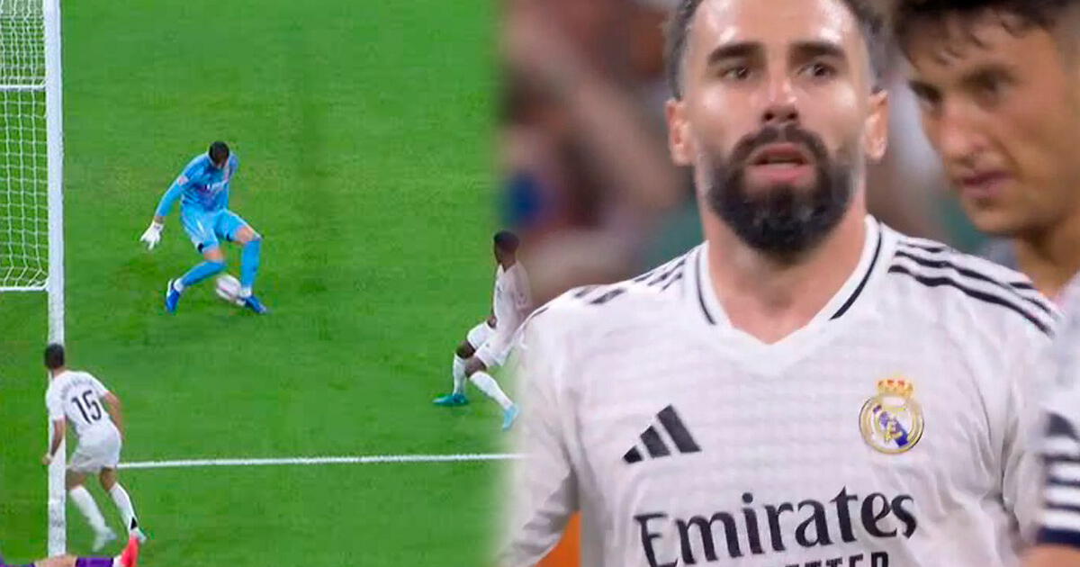 Insólito BLOOPER de Courtois para gol de Espanyol, pero Carvajal marca el empate en Real Madrid