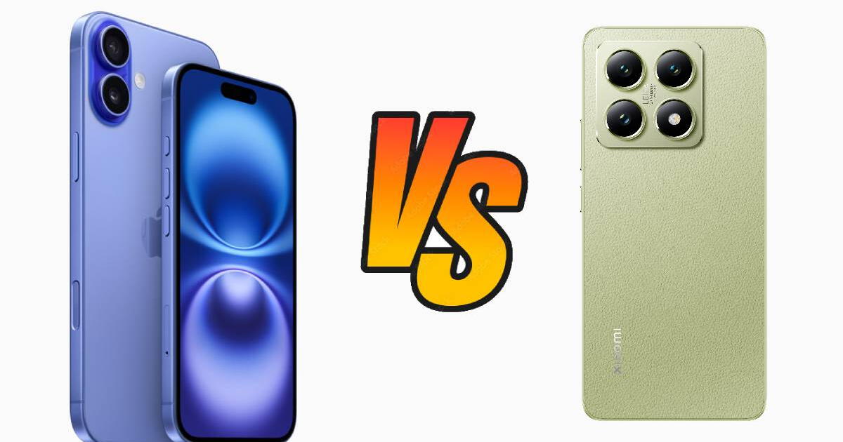 IPhone 16 vs. Xiaomi 14T: ¿Qué tan diferentes son estos teléfonos y cuál me conviene comprar?