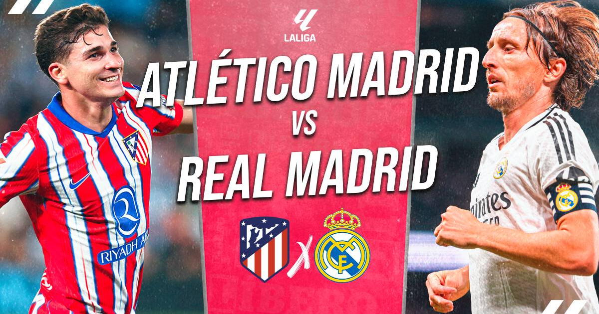 Real Madrid vs Atlético Madrid EN VIVO vía ESPN: horario, pronóstico y dónde ver LaLiga