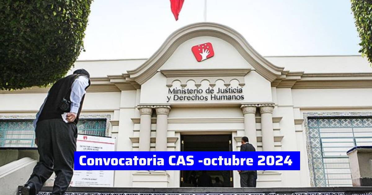 Ministerio de Justicia abre convocatoria y ofrece ente S/7 MIL y S/12 MIL: requisitos y LINK para postular