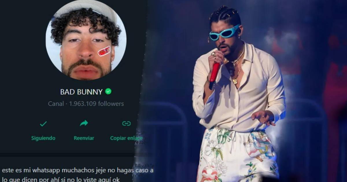 Bad Bunny reactiva su canal de WhatsApp y SORPRENDE con audio: ¿Se confirma nueva gira?