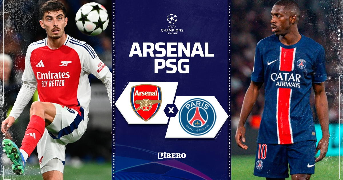 Arsenal vs. PSG EN VIVO vía ESPN por Champions League: pronósticos, horarios y dónde ver