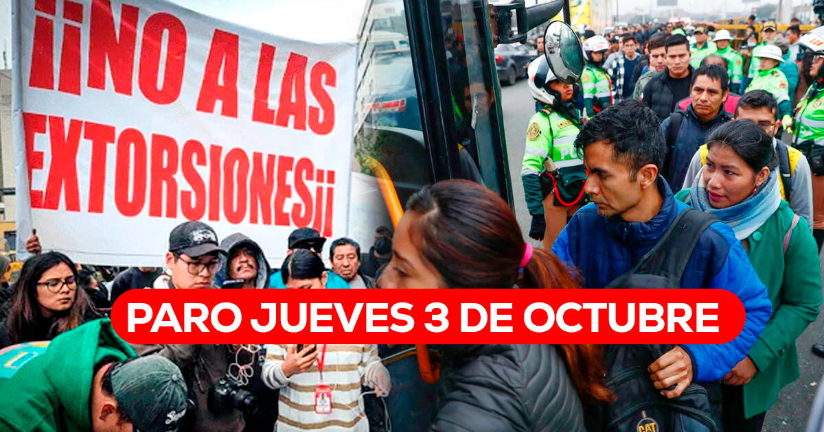 ¿Habrá nuevo paro este jueves 3 de octubre? Esto dijeron los transportistas y Anitra