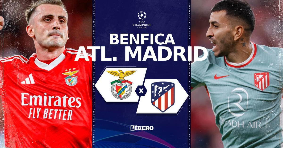 Benfica vs Atlético Madrid EN VIVO por Champions League: horario, pronóstico y dónde ver