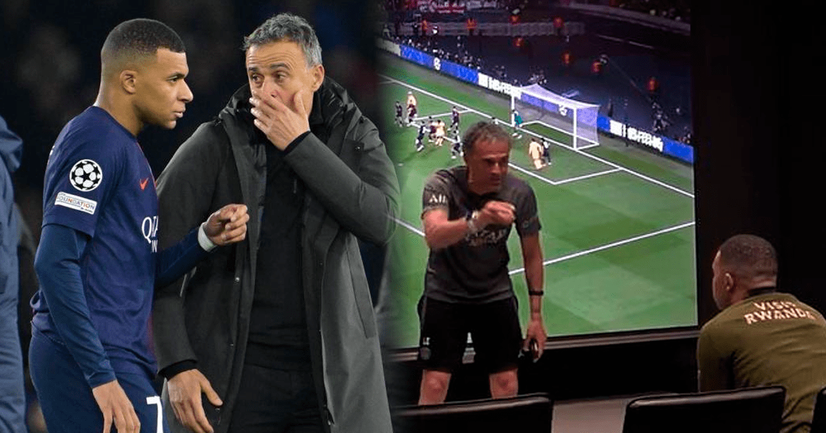 La BRUTAL CHARLA de Luis Enrique a Kylian Mbappé: 