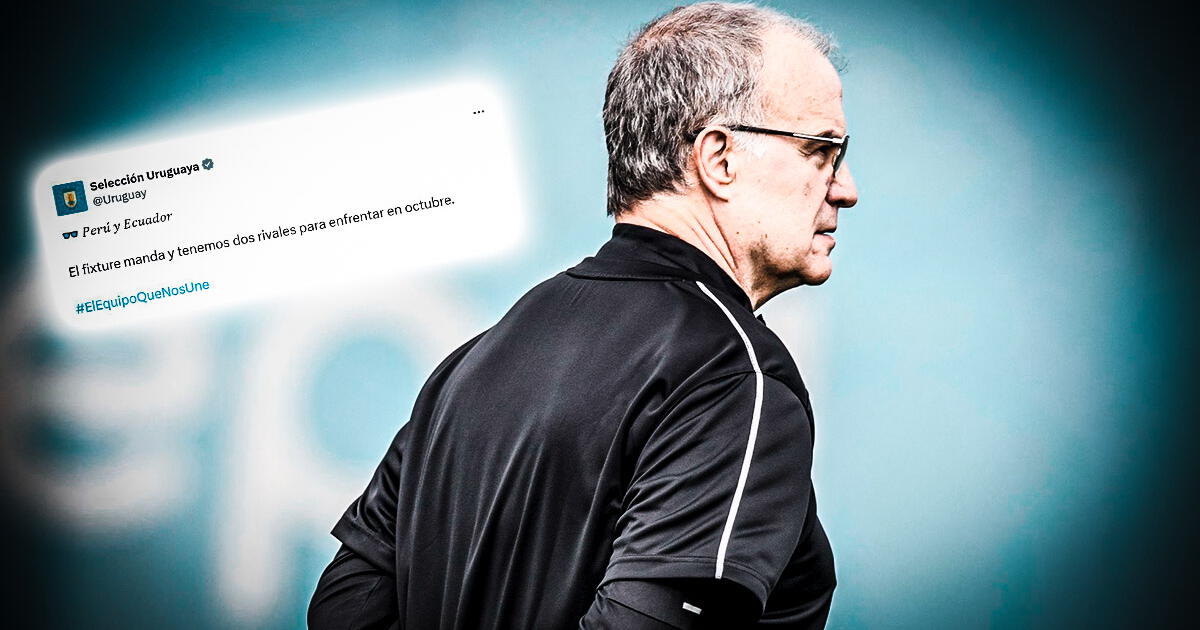 Uruguay y el POTENTE mensaje con foto de Marcelo Bielsa en medio de la ola de polémicas