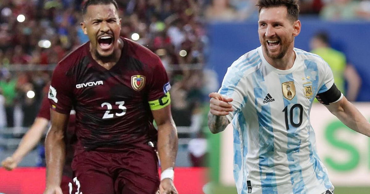 ¿A qué hora juega Venezuela vs Argentina y dónde ver partido por Eliminatorias 2026?