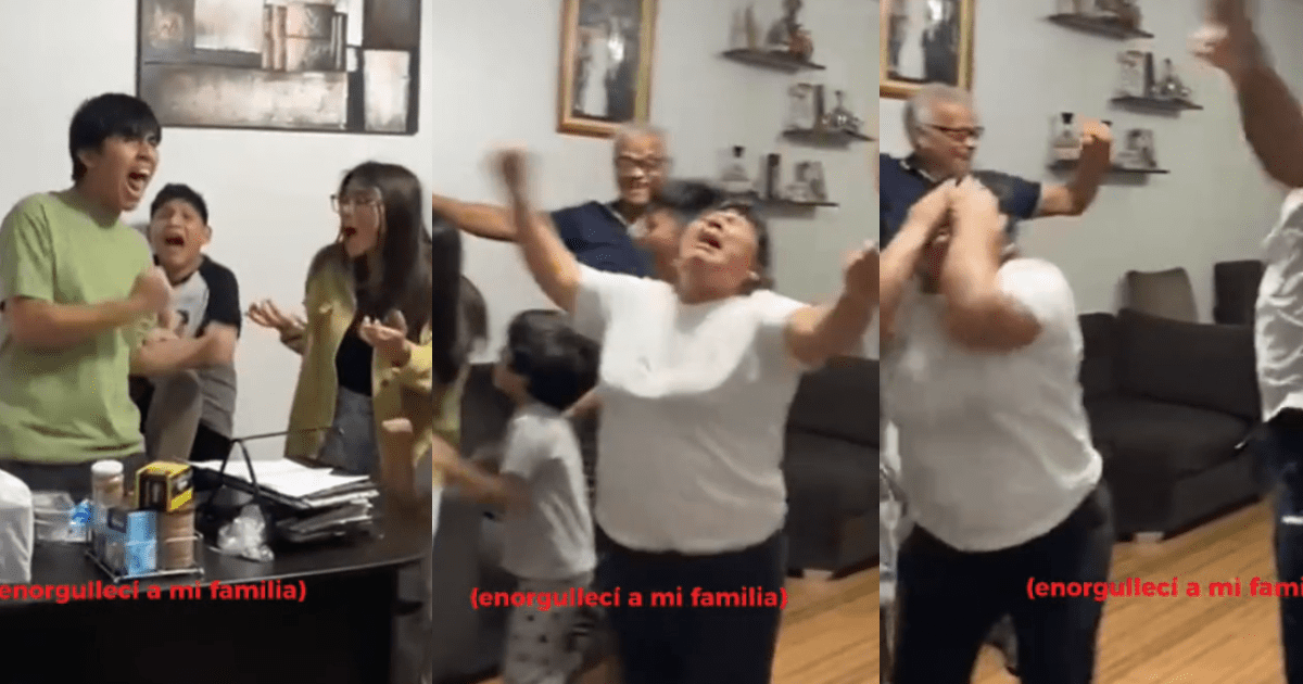 El video que te hará llorar: joven ingresa a San Marcos y su mamá se quiebra de felicidad