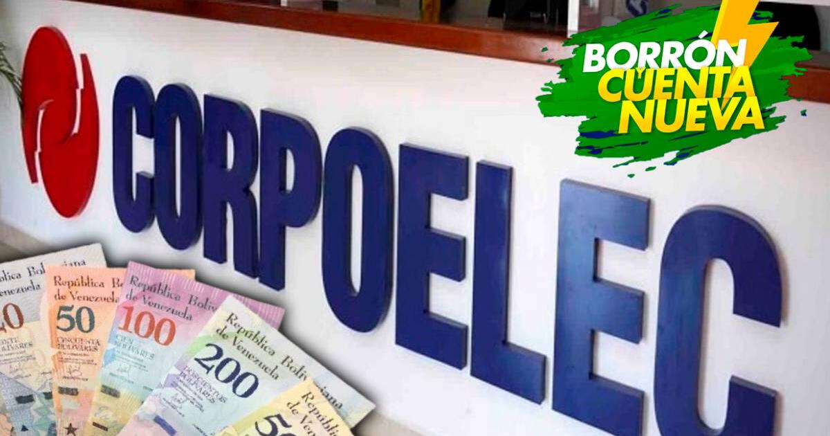 Corpoelec pago 2024: Guía fácil para CANCELAR tu cuenta de Borrón y Cuenta Nueva