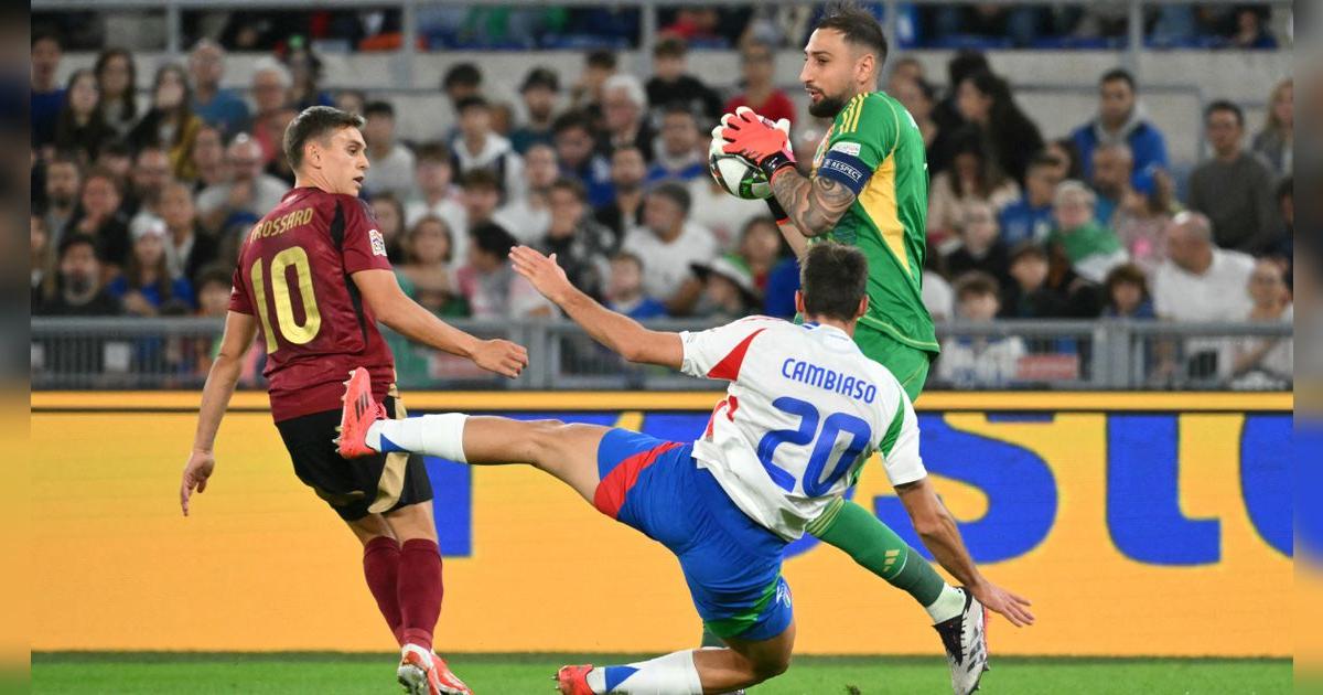 Italia ganaba 2-0 pero Bélgica lo empató en partidazo por la Nations League
