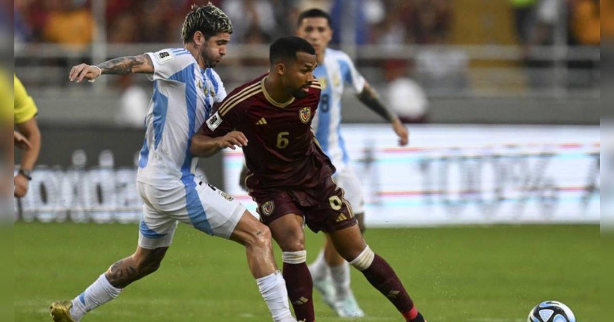 Venezuela obtuvo un importante empate 1-1 ante Argentina por las Eliminatorias 2026