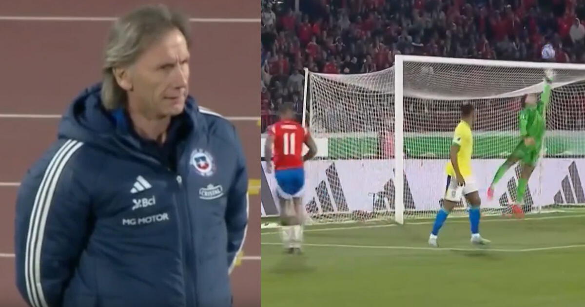 Ricardo Gareca y su IMPENSADA REACCIÓN tras gol de Chile a Brasil al minuto de juego