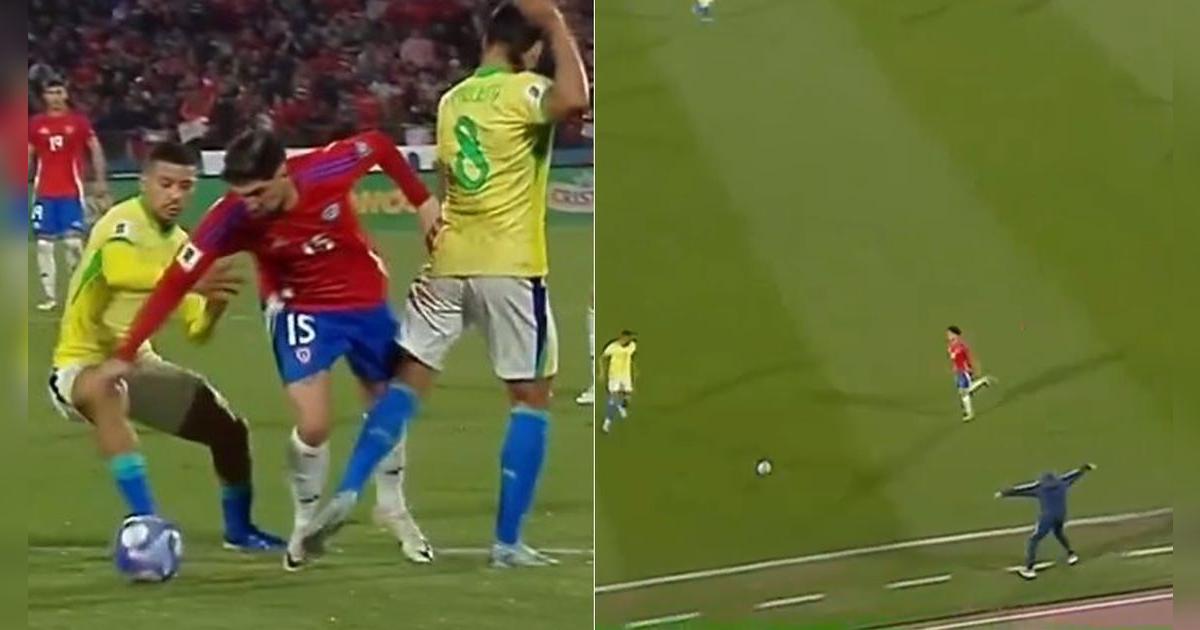Polémico penal no cobrado a Chile de Gareca que indignó ante Brasil: 