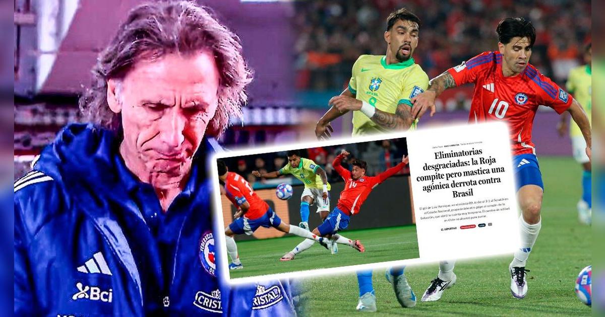 Así REACCIONÓ la prensa de Chile tras derrota contra Brasil: 