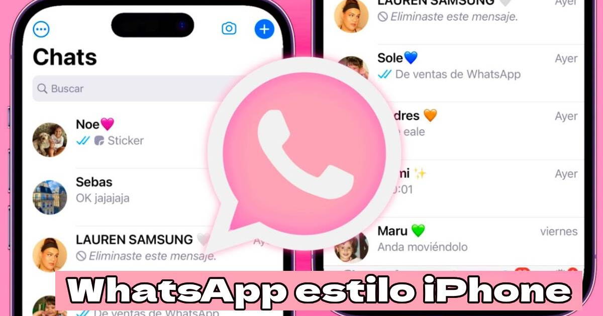 WhatsApp estilo iPhone, octubre 2024: descarga la última versión de la app modificada para Android