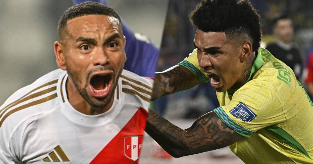 Perú vs. Brasil por Eliminatorias 2026: cuándo, a qué hora y dónde ver partido