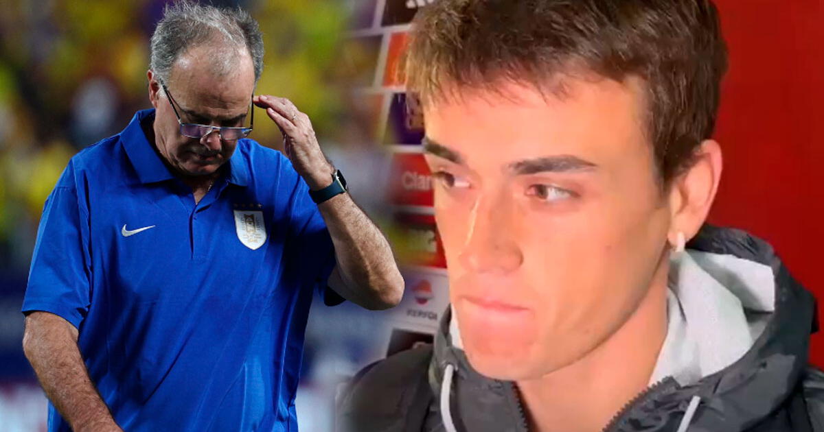 Seleccionado uruguayo se molestó cuando le preguntaron por la 'camita' a Marcelo Bielsa