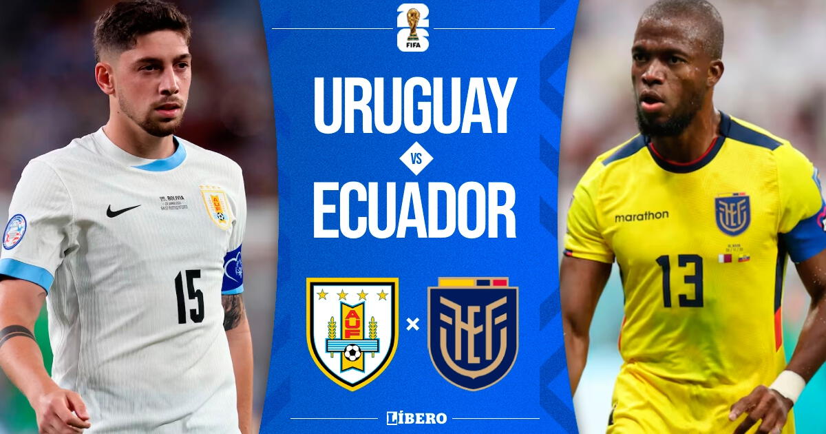 Uruguay vs. Ecuador EN VIVO por Eliminatorias 2026: pronósticos, canales y dónde ver