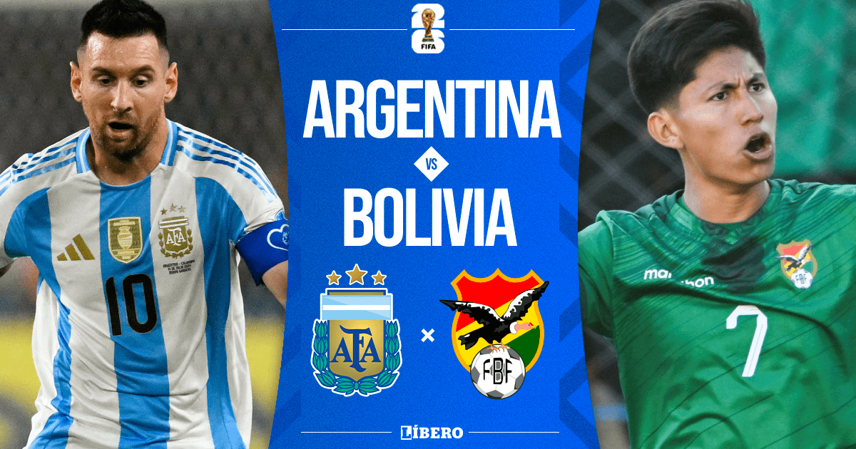 Argentina vs. Bolivia EN VIVO por Eliminatorias 2026: cuándo juega, hora y qué canal transmite