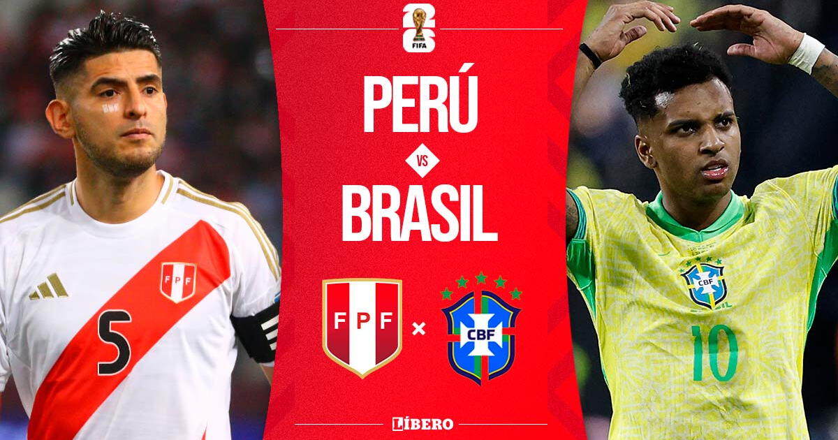 Perú vs Brasil EN VIVO por Eliminatorias 2026: cuándo juega, horario, pronóstico y dónde ver