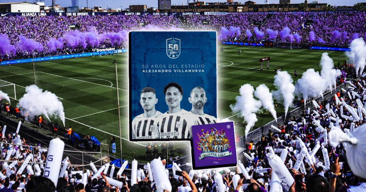 Alianza Lima lanza su nuevo álbum conmemorando los 50 años del Estadio Alejandro Villanueva