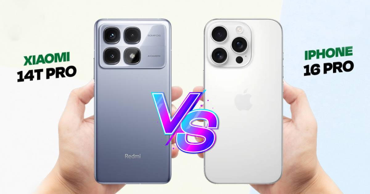 Xiaomi 14T PRO vs. iPhone 16 PRO: ¿Cuál es más potente y cuál me conviene comprar?