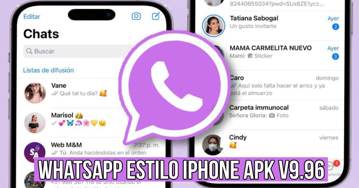 WhatsApp estilo iPhone APK V9.96: LINK última versión GRATIS para Android