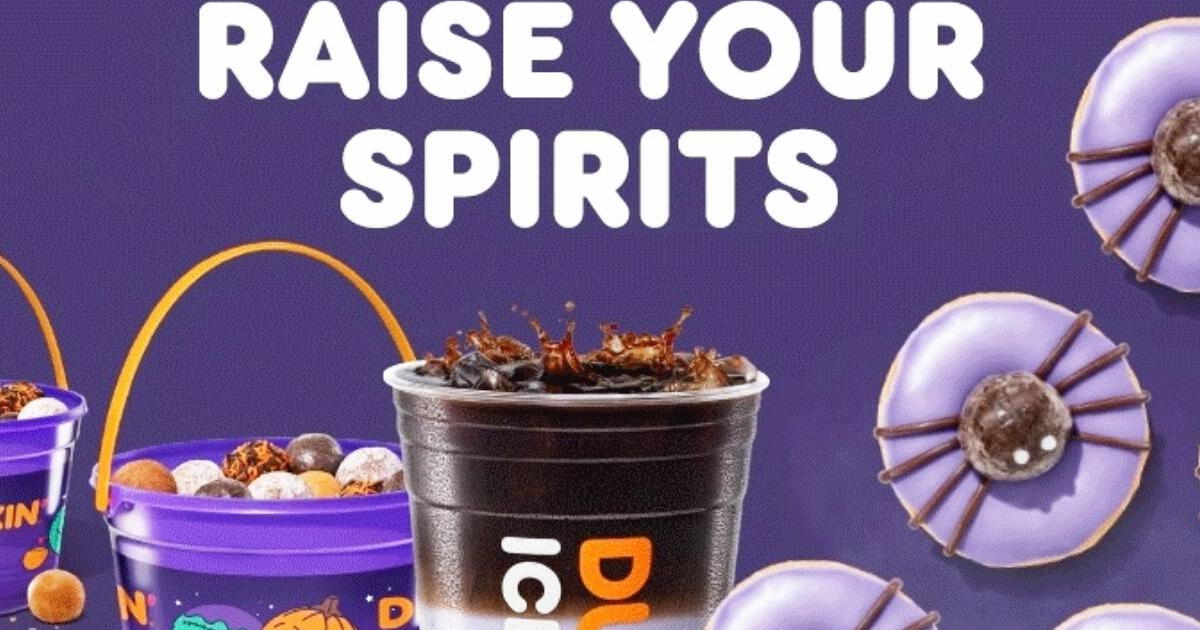 Esta es la nueva propuesta con temática de Halloween que trae Dunkin' Donuts