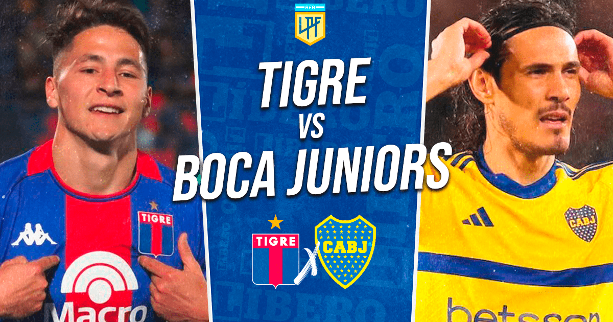 Boca Juniors vs. Tigre EN VIVO por Liga Profesional: cuándo juega, horario y dónde ver