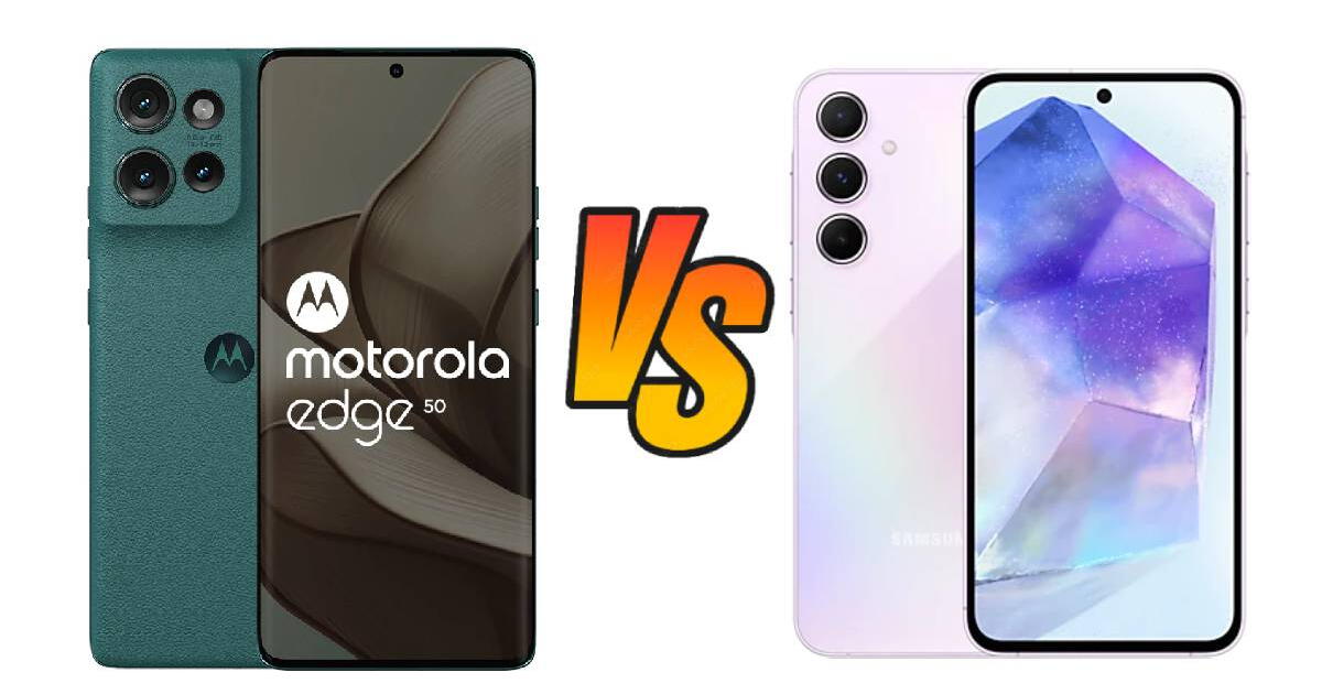 Motorola Edge 50 vs Galaxy A55: ¿cuál es el mejor GAMA MEDIA y qué características tienen?